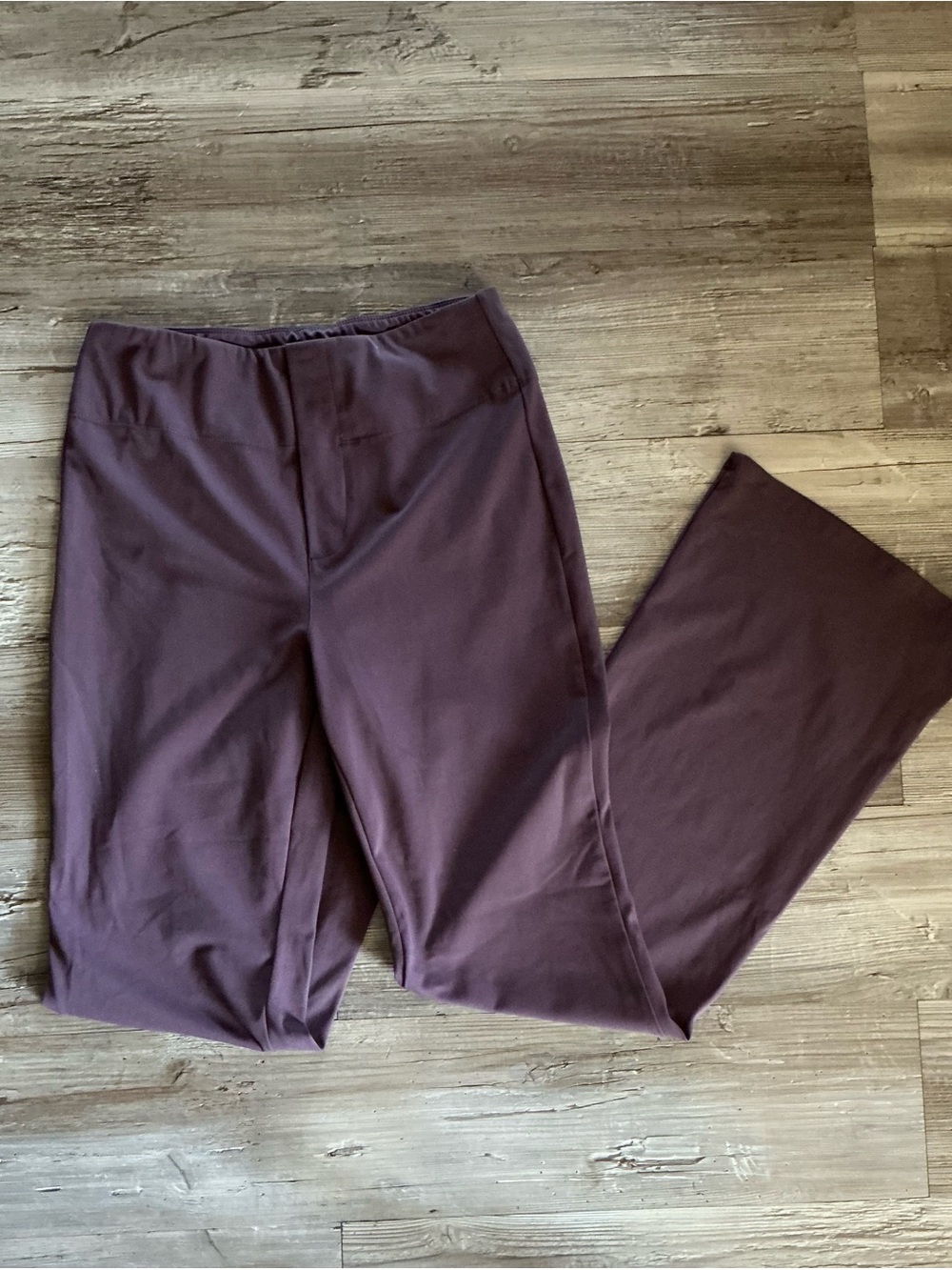 Halara Stretch Pants in Deep Plum